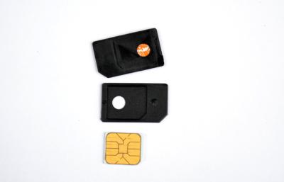 China Plastic ABS Micro To Normal SIM Adapter for sale