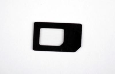 China Black iPhone 5 Nano SIM Adapter for sale