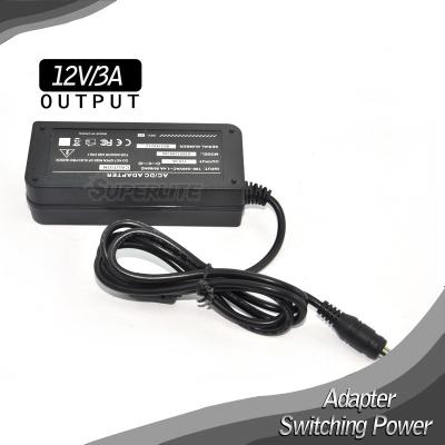 China 12V 3A 36W ac adapter switching power adapter for sale