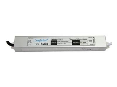 China 2500mA 12 V DC 30W Waterproof LED Driver / IP68 LED Power Supply EPA8270C for sale