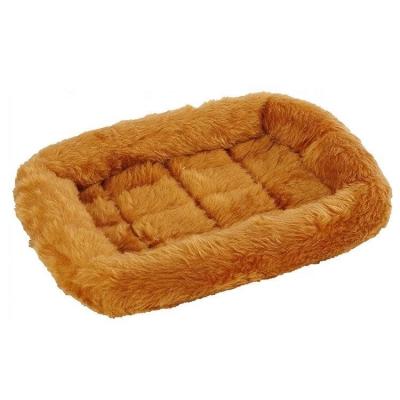 China Durable Cat Puppy Sofa Bed Kennel Bed Dog Fleece PV Rectangle Warm Cushion Beds Living Room Comfortable Goods for sale