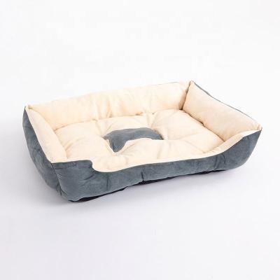 China Modern Breathable Soft Dog Bed Sofa Luxurious Breathable Pet Bed Cover With Non-slip Bottom Dog Cat Beds for sale