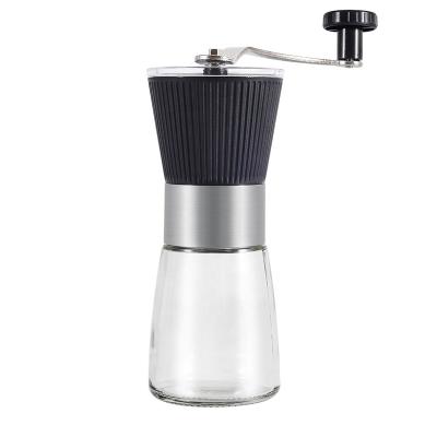 China 2022 Viable New Conical Burr Mill Glass Manual Coffee Grinder for sale