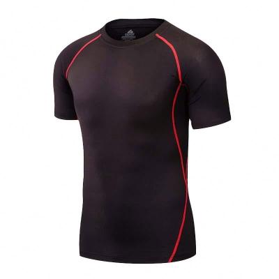 China 2020 Anti-Wrinkle Gym T-shirt Mens Gym T-shirt Friend Gym Long Ruched Stacked T-Shirt for sale