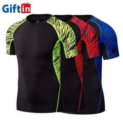 China Breathable Anti-Wrinkle Print Custom Gym Fitness Sports T Shirt Men's T Shirt for sale