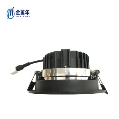 China Embeded Newcomers Recessed Ceiling Black Aluminum Lamp 20w Adjustable Round Led Down Light for sale