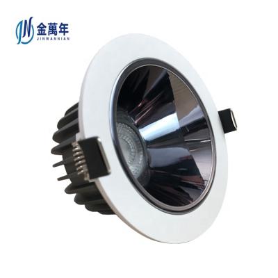 China Modern aluminum rated trimless hotel ceiling light luxury recessed cob led downlight for sale