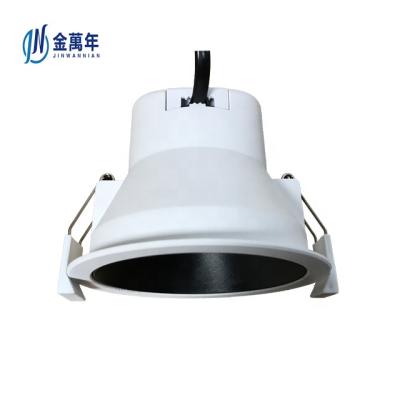 China Modern Plastic Aluminum Cob Lighting Smart Led Recessed Downlight for sale