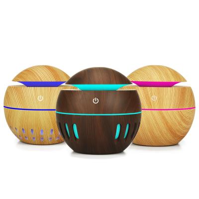 China YX003A Car Factory OEM Customized Wooden Home Ultrasonic USB Air Humidifier Essential Oil Diffuser for sale