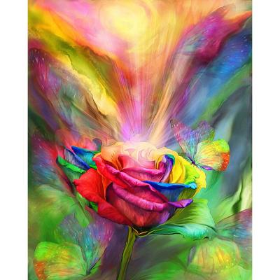 China Classic Cross Stitch Diamond Embroidery Mosaic Diamond Home 5D DIY Diamond Flower Arrangement Flower Vase for sale