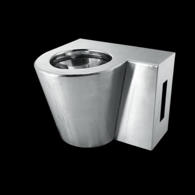 China Cheap Outlet Toilet Floor Double-Flow Prices Stainless Steel Prison Vandal Proof Toilet Set for sale