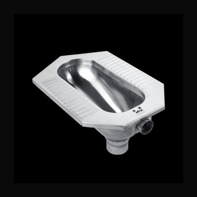 China Without Damper Stainless Steel Turkish Toilet Pans Prison Toilet Premium WC Squat Squat Pan for sale