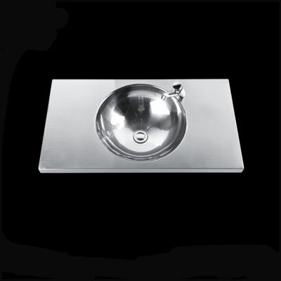 China Modern Bathroom Countertop Stainless Steel Single Sink Wall Mounted Wash Basin for Sale for sale