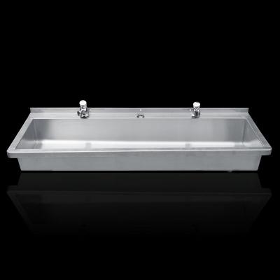 China Customized Modern Wall Mounted Toilet Sink Wash Basin Height Stainless Steel Wash Bowl For Commercial Use for sale