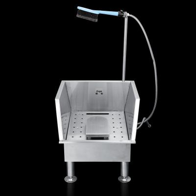 China Modern European Freestanding Foot Basin Stainless Steel Hand Sink With Good Price for sale