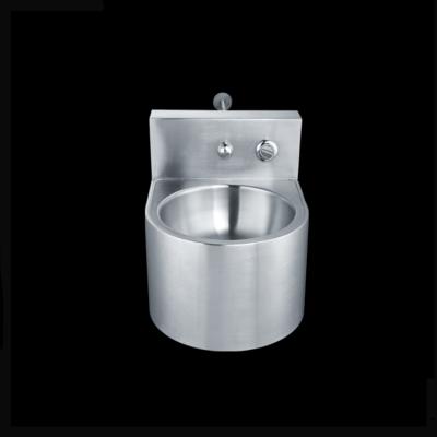 China Modern Hot Sale Wall Hung Wall Mounted Prison Hand Wash Basin Sink Stainless Steel Wash Basin for sale