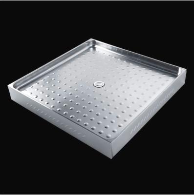 China Modern Portable Anti-Slip Bathroom Shower Pan Waterproof Stainless Steel Shower Tray for sale