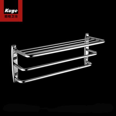 China Fashion Stainless Steel Bathroom Wall Mount Towel Rack Bath Towel Rack Accessory For Sale for sale