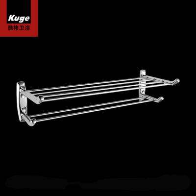 China Modern Hot Sale Towel Rack Stainless Steel Bathroom Accessories Wall Mount Bath Towel Rack Modern for sale