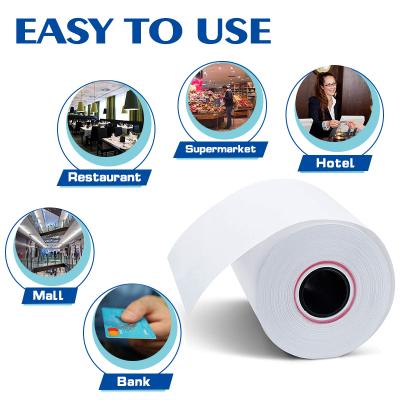 China Factory Price Best Virgin Wood Pulp 58mm 100% Thermal Paper Roll 80mm Thermal Paper Material And Roll For Cashier ATM POS Machine Te koop