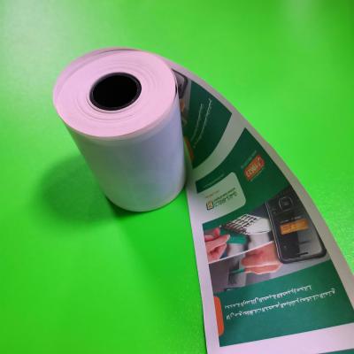 China High Quality Printed Heat Sensitive Paper Custom Paper Roll BPA Cash Register POS Free Paper Roll for sale