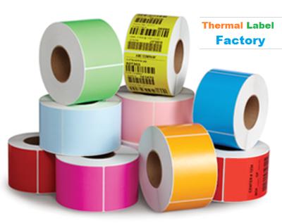 China Factory Quality Low Price 80mm Thermal Premium Label Sticker Waterproof Self Adhesive Paper Roll for sale