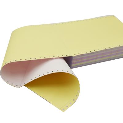 China High Quality 100% Virgin Wood Pulp Computer Carbonless Paper 100% Continuous Printing Paper for sale