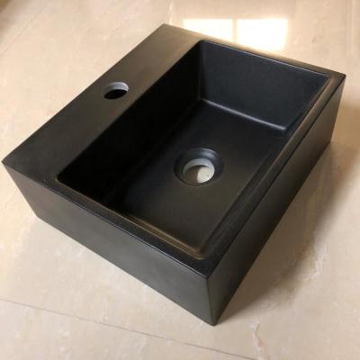 China HY-3044 Modern Square Quartz Basin Basin Vanity Wall Hung Basin for sale