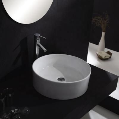 China HY740 Modern Ceramic Round Bathroom Sink Basin for sale