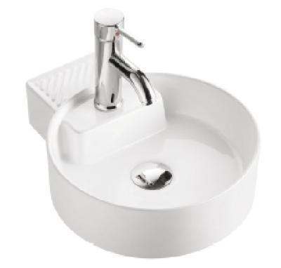 China HY8080 EUROPEAN Bathroom Sink Hand Wash Basin Ceramic Art Basin for sale