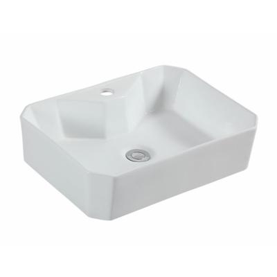 China Hand washbasin HY8027A China factory ware sanitary products countertop ceramic hand washbasin bowl for sale