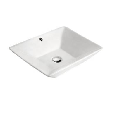 China Modern HY4564 ceramic wash hand basin bathroom counter top basin for sale