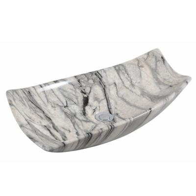 China HY5012D12 Modern Hot Sale Marble Counter Top Color Art Wash Basin Exterior Design for sale