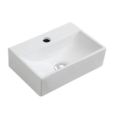 China HY3088 Easy Clean School Used Wall Hung Ceramic Wash Basin For Kid Small Size Wash Hand Sink for sale