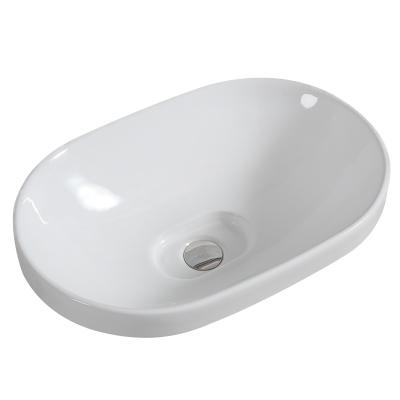 China HY-5006A 2018 Modern Hot Selling Oval Shape Portable Size Bathroom Sink for sale