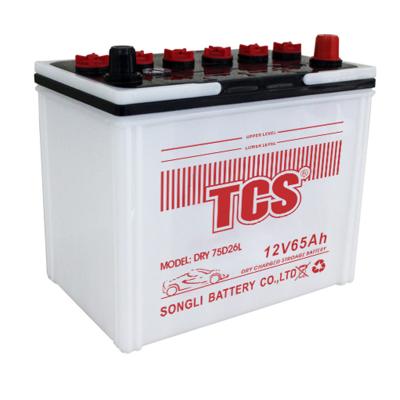 China Car Engine Start Long Life Dry75D26L Jis Japan Car Battery For Rollers for sale