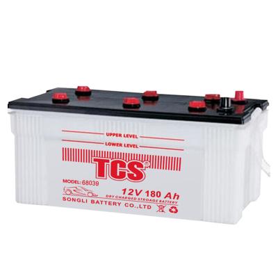 China Car Engine Start Long Life 68039 Truck 180Ah Start Battery 12V For Rollers for sale