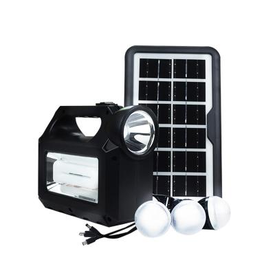 China Household Solar Lighting System Controller Solar Power Generating System with Mobile Charger and Music Lamp Outdoor Garden Camping Lamp for sale