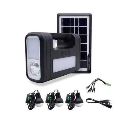 China Solar System Controller Solar Power Generator System for Home Solar Lighting System with Mobile Charger and Music Garden Outdoor Camping Lamp for sale