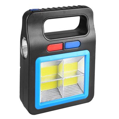 China High-brightness COB work outdoor adventure emergency home repair light solar charging portable camping light 035-605COB-4 for sale