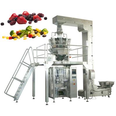 China Food Fruit Vegetable Food Packing Machine Automatic Frozen Dried Fruits And Vegetables for sale