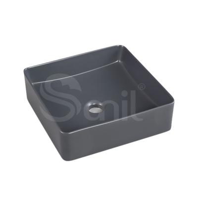 China CUPC Factory Direct Square Sink Bathroom Vanity Basin Art Basin Outdoor Porcelain Bathroom Basin for sale