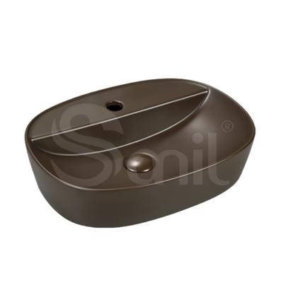 China Smooth Basin Manufacturer CUPC Certified Oval Outdoor Ceramic Bathroom Sink Hand Wash Basins for sale