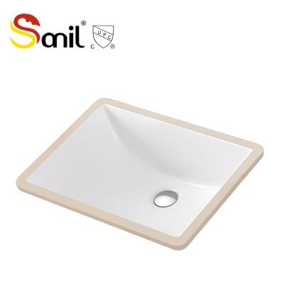 China Smooth Undermount Bathroom Sink Vanity Basin Triangular Sink CUPC for sale