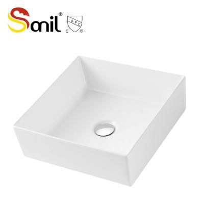 China Smooth Rectangular North American Standard Sink Hand Shape Commercial Wash Basin for sale