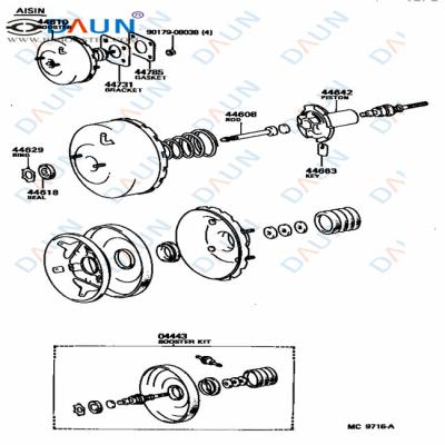 China DAUN steel BRAKE PROPELLER FOR 44610-12390 SPRINTER TRUENO for sale