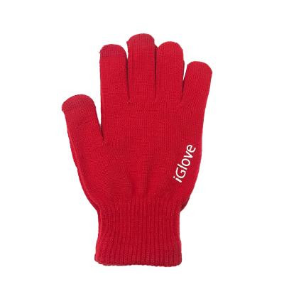 China Multicolor Optional Knitted Touch Screen Stock Touch Screen Gloves for sale