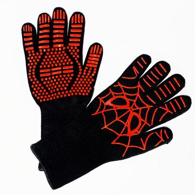 China High Temperature Resistant Anti-heat Gloves for Kitchen BBQ BBQ Gloves, Heat Insulation and Scalding Gloves for sale