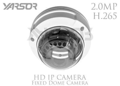 China Indoor 2mp IP Dome Camera , H 265 IR Lens 3.6mm Onvif P2P Network Camera for sale