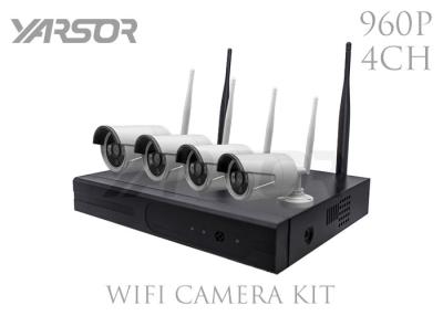 China Sistema de vigilancia video de 4 canales, equipo inalámbrico de la seguridad en el hogar 960P HD 4CH NVR en venta